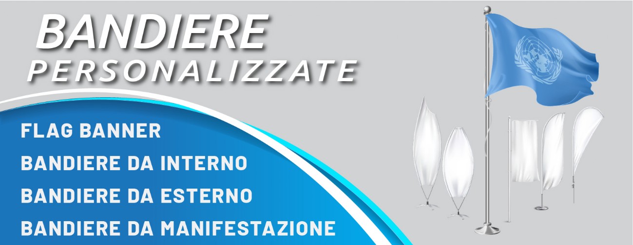 Bandiere Pubblicitarie personalizzate Fabbrica bandiere personalizzate
