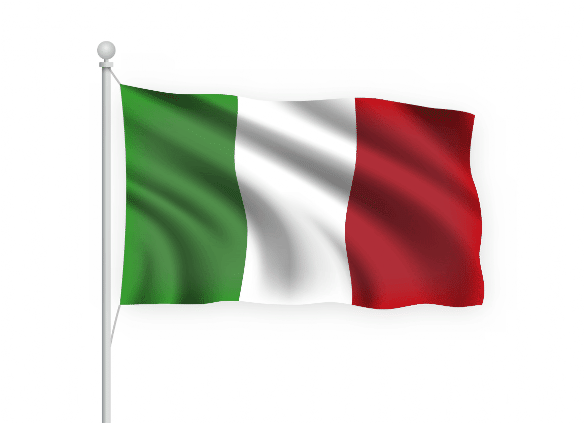 bandiera dell'Italia bandiera Italia in tessuto nautico