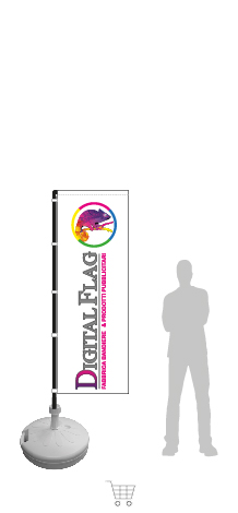 BANDIERA A STENDARDO MOD. S Bandiera Flying banner a Stendardo mod. S