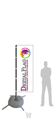BANDIERA A STENDARDO MOD. S BANDIERA FLYONG BANNER MOD. S