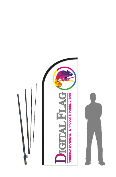 BANDIERA A VELA M VELA PUBBLICITARIA M